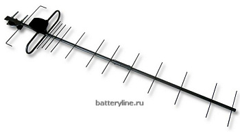 Антенна для цифрового ТВ наружная BAS-1116-5V SPIRE активная 14/42 дБи до (40)80км, гнездо под F (питание от приставки)  007609 Антенна для цифрового ТВ наружная BAS-1116-5V SPIRE активная 14/42 дБи до (40)80км, гнездо под F (питание от приставки)  007609