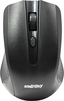 Мышь USB беспроводная Optical SmartBuy SBM-352AG-K 1600dpi (2.4ГГц/10м/2*R03) черный 006119 Мышь USB беспроводная Optical SmartBuy SBM-352AG-K 1600dpi (2.4ГГц/10м/2*R03) черный 006119