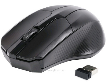 Мышь USB беспроводная Optical SmartBuy SBM-303AG-K 1000dpi (2.4ГГц/10м/2*R03) черный 094796 Мышь USB беспроводная Optical SmartBuy SBM-303AG-K 1000dpi (2.4ГГц/10м/2*R03) черный 094796