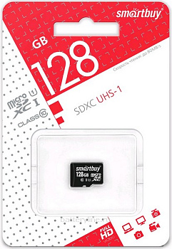 Карта памяти micro-SD.128Gb SmartBuy SDXC Class10 UHS-1 без адаптера 051584 Карта памяти micro-SD.128Gb SmartBuy SDXC Class10 UHS-1 без адаптера 051584