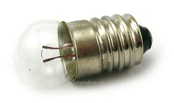 Лампа для фонарика (2.5v/0.3A) MH-2.5 резьба Лампа для фонарика (2.5v/0.3A) MH-2.5 резьба