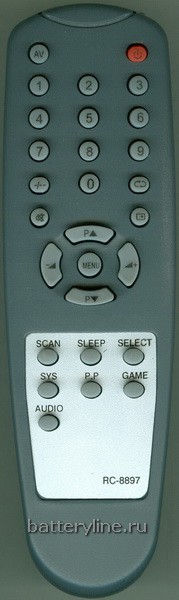 Пульт POLAR RC-8897 (7BJ9-1023,7BJ9-1043,RS09-8891A) [TV]  11366