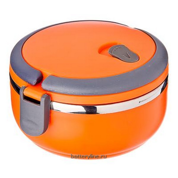 ЛанчБокс металлический 0.70л с широк.горлом 14см 1 отделение VETTA [841-710]