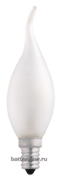 Лампа C35T свеча на ветру E14 40W матов jaZZway 321475