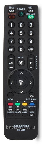 Пульт LG RM-L859 [TV-LCD] универсальный  11331