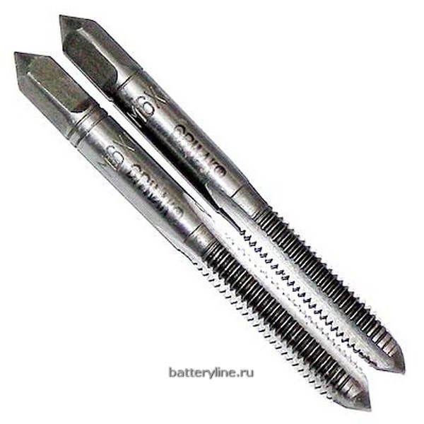 Метчик ручной М12х1,25 (компл 2шт) ЕРМАК (1/10) [653-053]