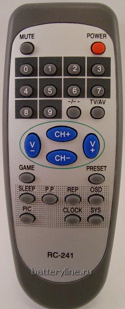 Пульт Avest RC-241 [TV]  10439