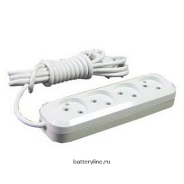 Удлинитель Makel 4гн 3м 10A MGP143 медный ПВС 2*0,75 Удлинитель Makel 4гн 3м 10A MGP143 медный ПВС 2*0,75