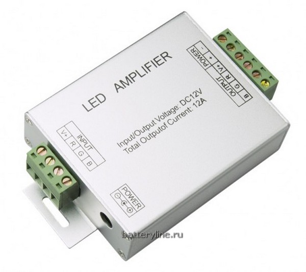 Усилитель RGB 3*4А 12V jaZZway 002150