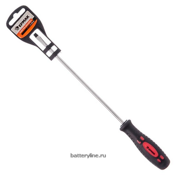 Отвертка плоск 5x200 (RR SL 5х200мм) ЕРМАК (3/12) [651-097]