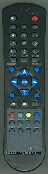 Пульт Сокол RC-6151 [TV]  10508
