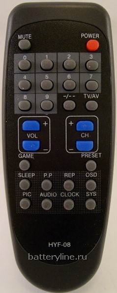Пульт Avest HYF-08 [TV]  9984