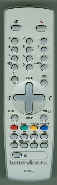Пульт DAEWOO R-49C07 (49C05,49C10) [LCD-TV] t/text  10867