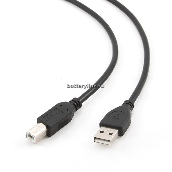 Кабель USB BM(шт)-АM(шт) 3.0m usb2.0 VS U130 для подключения техники черный 649053