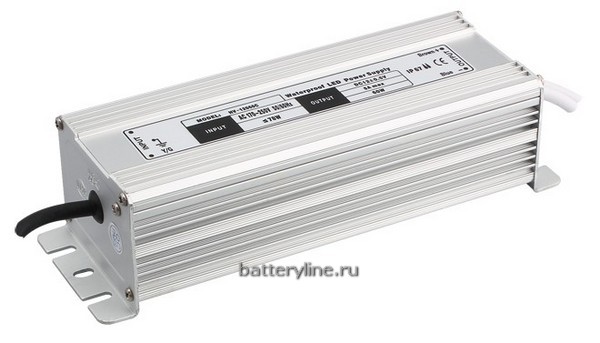 Блок питания LED 5.0A 12V (BSPS 60W IP67 влагозащищенный) JAZZway 329273