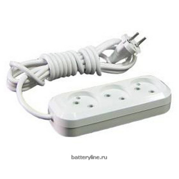 Удлинитель Makel 3гн 3м 10A MGP123 (медный ПВС 2*0,75) Удлинитель Makel 3гн 3м 10A MGP123 (медный ПВС 2*0,75)