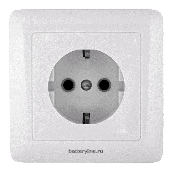 Розетка 1гнЗК Schneider Electric ХИТ белая 16А RS16-134-B (1/10) 333414