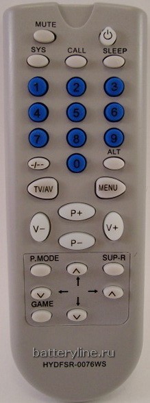 Пульт Avest HYDFSR-0076WS [TV]  10353
