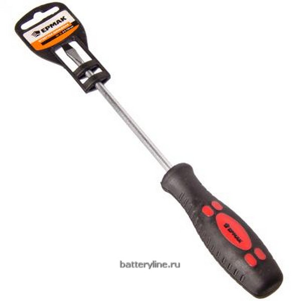 Отвертка плоск 6x150 (RR SL 6х150мм) ЕРМАК (2/12) [651-100]