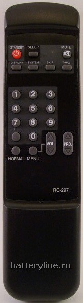Пульт Avest RC-297 [TV]  9989