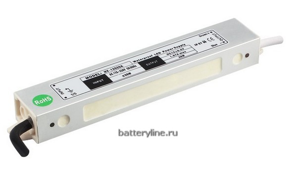 Блок питания LED 12V 1.7A (BSPS 20W IP67 влагозащищенный) JAZZway 329242