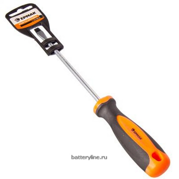 Отвертка плоск 6x150 (JT9986 мягк.ручка) ЕРМАК (2/12) [651-499]