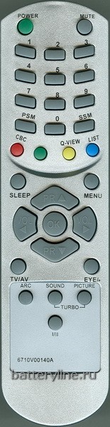 Пульт LG 6710V00140A [TV]  11006