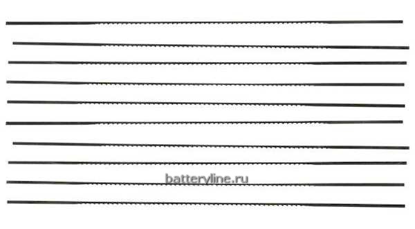Пилки для ручного лобзика 150мм 10шт Hobbi [42-6-031]