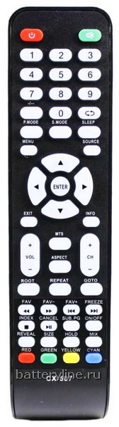 Пульт MYSTERY CX-507 (AKAI CX-507, HELIX HTV-329W, DNS,H-LEDVD19V13) [TV-LCD]