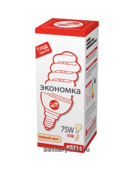 АКЦИЯ Лампа  -E14 11W-SPIRALmicro-T3 2700К жел Космос ЭКОНОМКА 519404 без гарантии