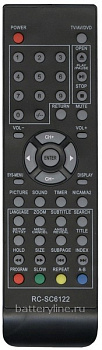 Пульт ERISSON RC-SC6122 (16220) [TV]
