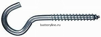 Полукольцо-шуруп 5х75 (20)