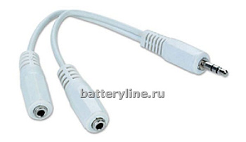 Переходник джек3.5шт-2*джек3.5гн stereo L=10см 168501