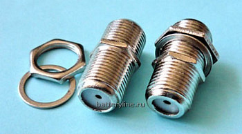 Соединитель антенный гнF-гнF (БОЧКА) металл