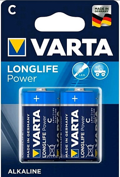 Батарейка C LR14 Varta (4914) LONGLIFE Power BL2 (2/20) 