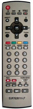 Пульт PANASONIC EUR7628010 [TV,VCR,DVD] t/text  10730