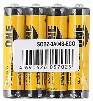 Батарейка AAA R03 SmartBuy ONE ECO (4/60)