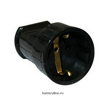 Гнездо ЗК Makel (10053) черный 16A Гнездо ЗК Makel (10053) черный 16A