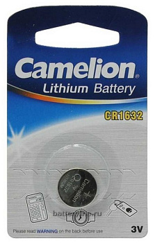 Батарейка CR1632 3v Camelion BL1 (1/10)