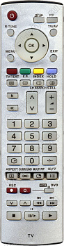 Пульт PANASONIC EUR7635040 [TV-LCD,VCR,DVD] t/text  10171