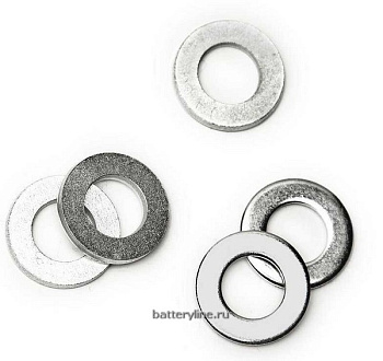 Шайба плоская D 8 цинк (50)