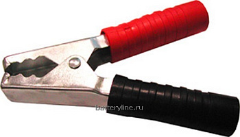 Крокодил 200А красный+черный ~138mm (2шт в упак)