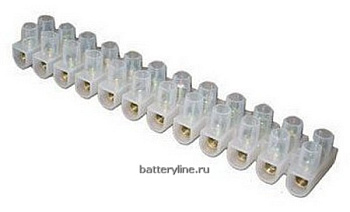 Клеммн.колодка 10A 10mm2 полоска 12клемм Клеммн.колодка 10A 10mm2 полоска 12клемм
