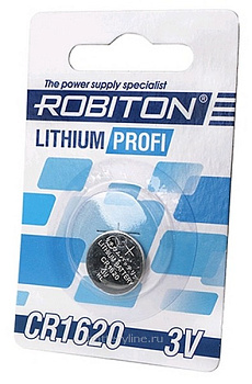 Батарейка CR1620 3v ROBITON BL1