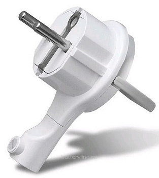 Вилка ЗК угловая UNIVERSAL невидимка белый 16A 566874 Вилка ЗК угловая UNIVERSAL невидимка белый 16A 566874