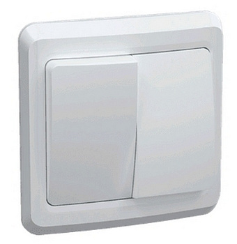 Выкл 2кл IEK ВЕГА ВС10-2-0-ВБ белый