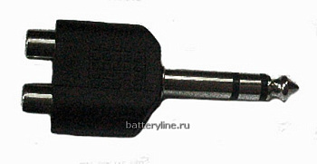 Переходник джек6.3шт-2Тгн