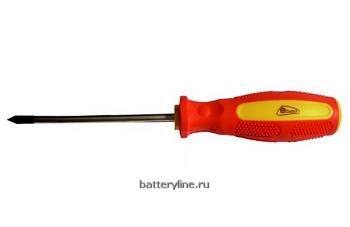 Отвертка крест 4x 75 Driver (PH0х75мм мягк.ручка, намагниченный наконечник) РемоКолор [33-6-811]