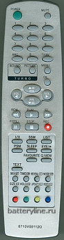 Пульт LG 6710V00112Q [TV,DVD] с т/т  10912