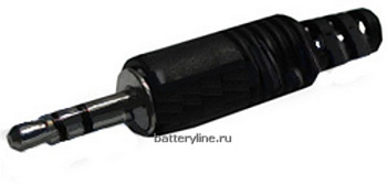 Штекер джек3.5 стерео  пластик